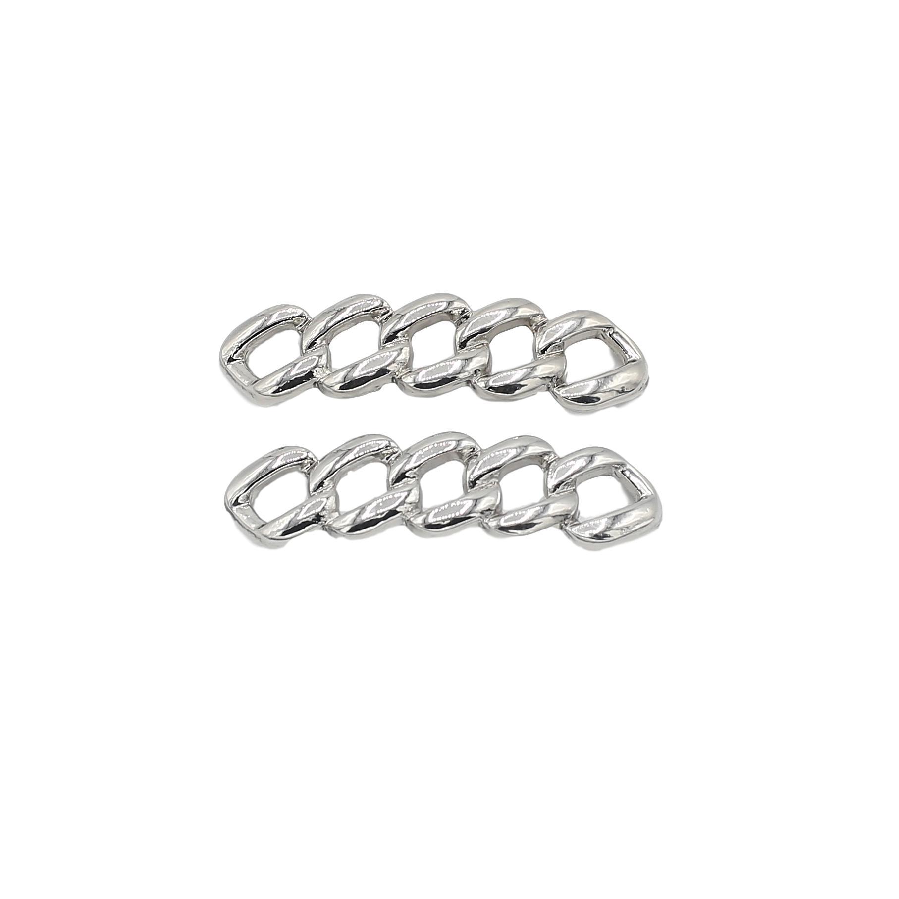 Chain-Link Lace Lock Charms Shoe Lace Supply